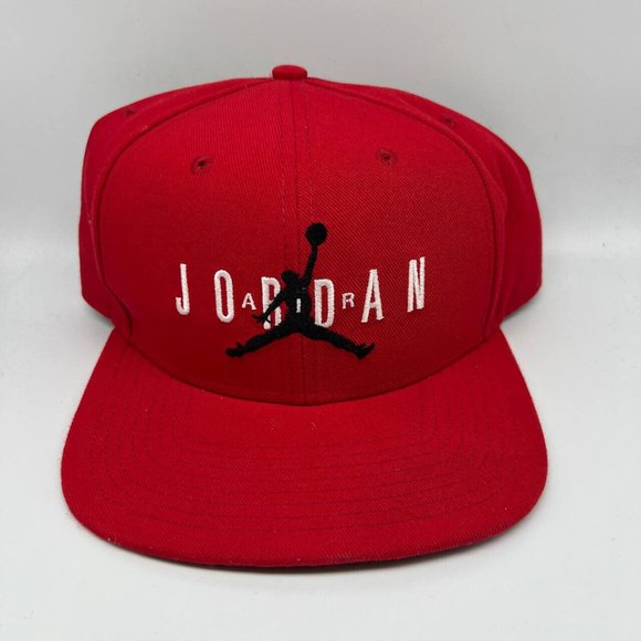 Air Jordan Red White Black Jumpman Hat Snapback Cap Men‎ - Picture 1 of 7